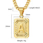A-Z Gold Initial Pendant Necklace