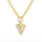 A-Z Gold "Iced Out Edition" Necklace